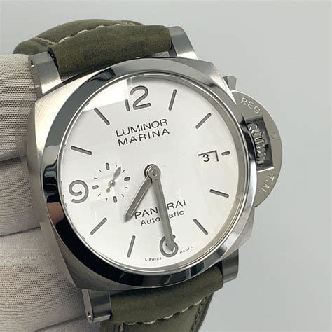 panerai white face brown strap|where to buy Panerai straps.